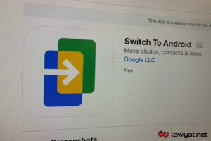 google switch to android ios app