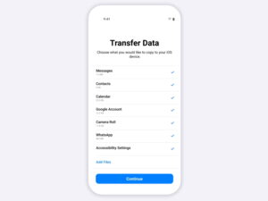 WhatsApp Android iPhone Transfer Feature