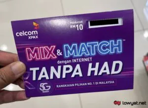 Celcom Xpax Prepaid Mix & Match