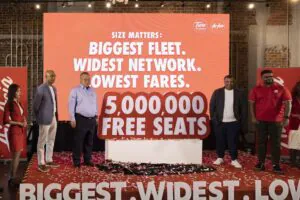 airasia five million free seats